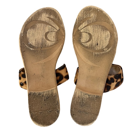 Leopard Print Slip-on Sandals Women’s Size 6 - Picture 4 of 4